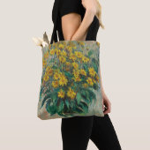 Tote Bag Fleurs d'artichauts de Jérusalem par Claude Monet (De près)