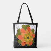 Tote Bag Fleurs d'automne, automne, fleur, projecteur d'ill (Dos)
