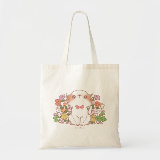 Tote Bag Fleurs de Bloom et Mochi (Devant)