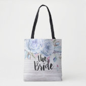Tote Bag Fleurs de Boho de mariée mariage Plumes Bois rusti (Devant)