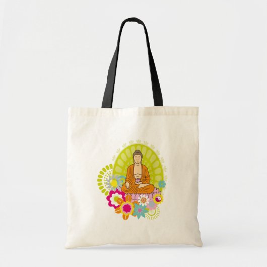 Tote Bag Fleurs de Bouddha au printemps (Devant)