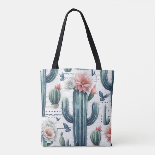 Tote Bag Fleurs de cactus (Dos)