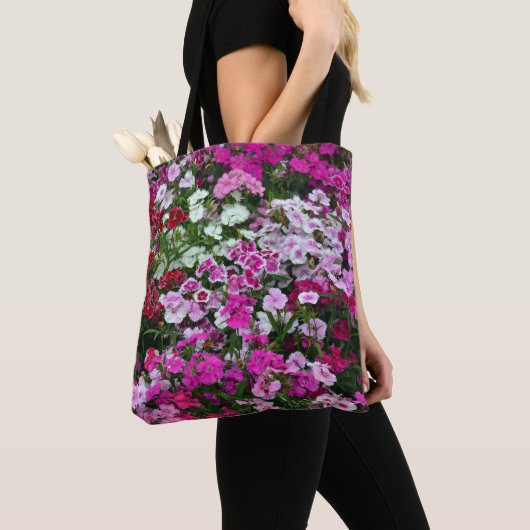 Tote Bag Fleurs de carnation (De près)
