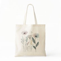 Fleurs de cartons mignonnes Aquarelle Florale Dess