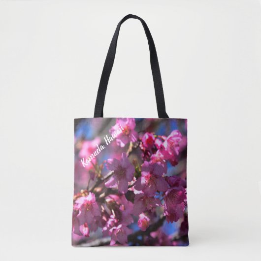 Tote Bag Fleurs de cerisier d'Hawaï (Devant)