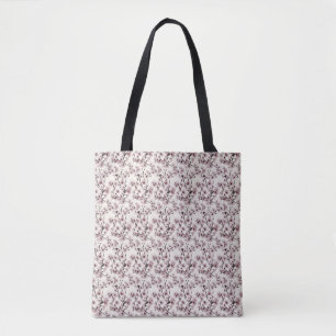 Tote Bag Fleurs de cerisier sur ivoire — Délicat et contemp