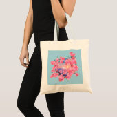 Tote Bag Fleurs de cerisiers par le Mont Fuji (Devant (produit))