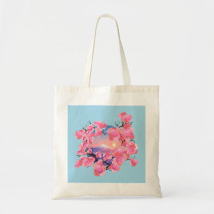 Tote Bag Fleurs de cerisiers par le Mont Fuji