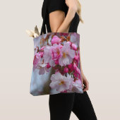 Tote Bag Fleurs de cerisiers roses (De près)