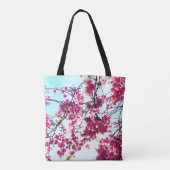 Tote Bag Fleurs de cerisiers roses (Dos)