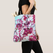 Tote Bag Fleurs de cerisiers roses (De près)