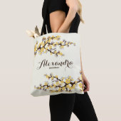 Tote Bag Fleurs de cerisiers Sakura Soirée de mariage Fourr (De près)