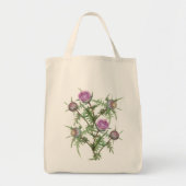 Tote Bag Fleurs de chardon (Devant)