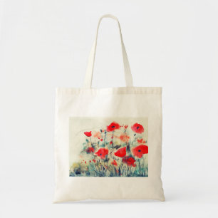 Tote Bag Fleurs de coquelicots