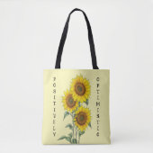 Tote Bag Fleurs de couleur aquarelle (Devant)