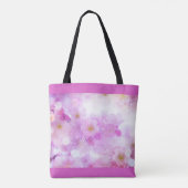 Tote Bag Fleurs de fleurs de cerisier rose (Dos)