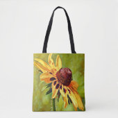 Tote Bag Fleurs de foi Confleur Jaune Fourre-tout Psaume (Devant)
