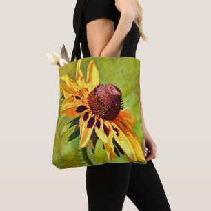 Tote Bag Fleurs de foi Confleur Jaune Fourre-tout Psaume