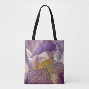 Tote Bag Fleurs de foi pourpre Iris Fourre-tout proverbes