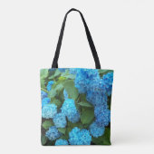 Tote Bag Fleurs de Hortensia Bleu (Dos)