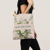 Tote Bag Fleurs de jasmin dans une douche de mariée artisti (De près)