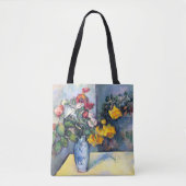 Tote Bag Fleurs de la vie morte dans un vase par Paul Cezan (Devant)
