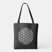 TOTE BAG FLEURS DE LA VIE SYMBOLE MYSTIQUE (Dos)