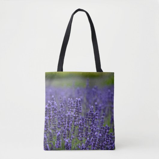 Tote Bag Fleurs de lavande violette (Devant)