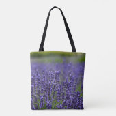 Tote Bag Fleurs de lavande violette (Dos)