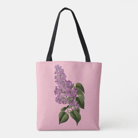 Tote Bag Fleurs de lilas (Dos)