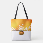 Tote Bag Fleurs de magie jaune (Dos)