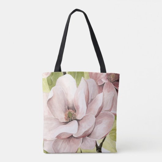 Tote Bag Fleurs de Magnolia (Dos)