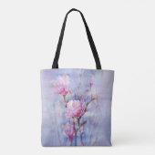 Tote Bag Fleurs de magnolia printanières (Dos)