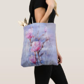 Tote Bag Fleurs de magnolia printanières (De près)