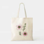 Tote Bag Fleurs de Manuka (Dos)
