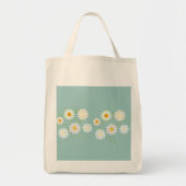 Tote Bag Fleurs de marguerite Motif Floral Fille pâte arc-e (Devant)