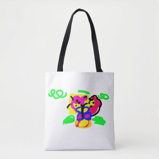 Tote Bag Fleurs de papillon (Devant)