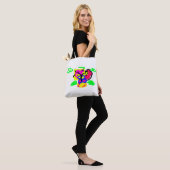 Tote Bag Fleurs de papillon (Sur le modèle)