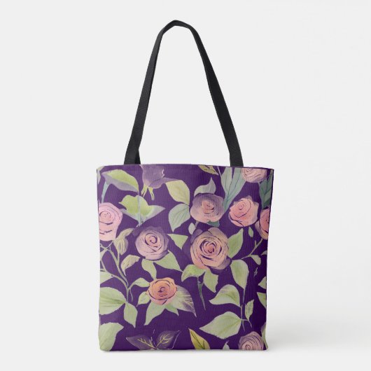 Tote Bag Fleurs de printemps (Dos)
