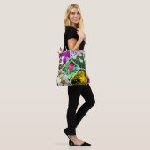 Tote Bag Fleurs de printemps (Sur le modèle)