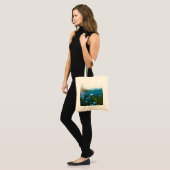 Tote Bag Fleurs de printemps dans le champ (Devant (modèle))