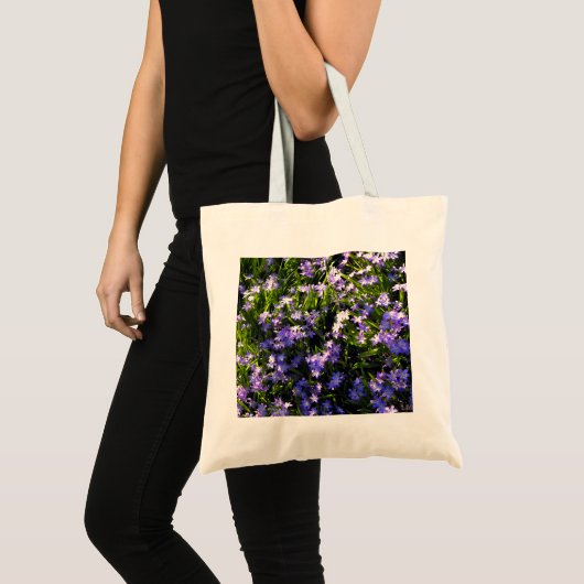 Tote Bag Fleurs de printemps de Squill Bleu (Devant (produit))