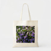 Tote Bag Fleurs de printemps de Squill Bleu (Devant)