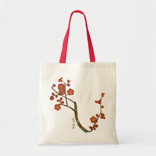 Tote Bag Fleurs de prune, Ogata Korin Art japonais (Devant)