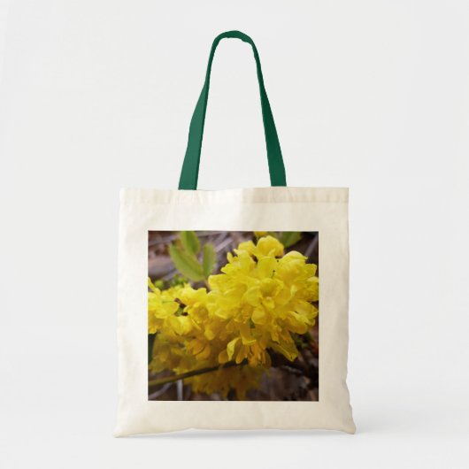 Tote Bag Fleurs de raisins de l'Oregon Fleurs sauvages jaun (Devant)