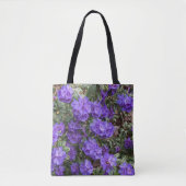 Tote Bag Fleurs de Rhododendron Violet (Devant)