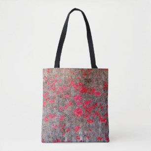 Tote Bag Fleurs de rouge de San Diego de bouganvillée