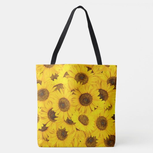 Tote Bag Fleurs de soleil (Devant)