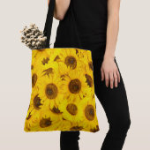 Tote Bag Fleurs de soleil (De près)