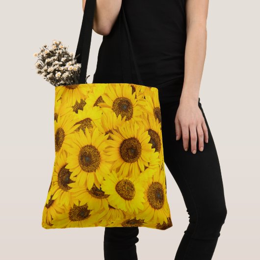 Tote Bag Fleurs de soleil (De près)